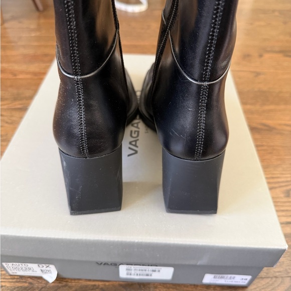 NWB Vagabond Edwina Leather Block Heel Boots - Picture 4 of 11